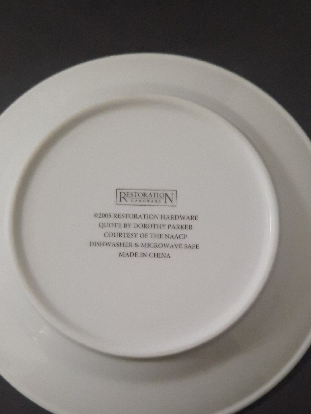 Restoration Hardware Dorothy Parker Martini Appetizer Plates - Picture 6 of 7